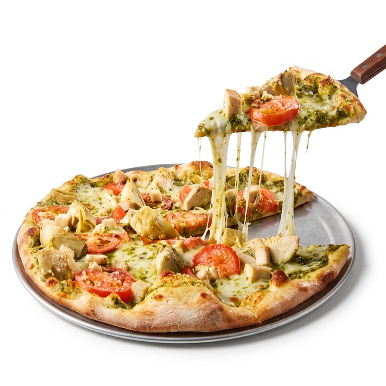 Delicious Pesto Pizza Awaits
